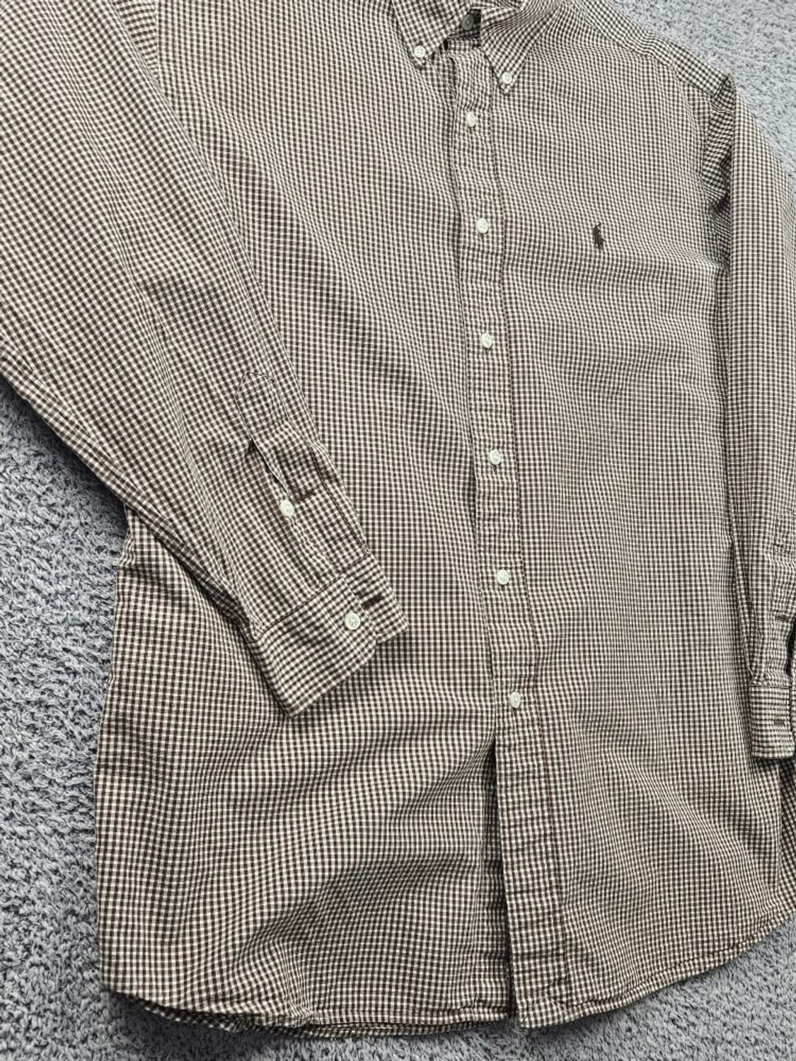 폴로랄프로렌 깅엄 체크 패턴 셔츠 ( L ) / 11088 상품이미지6