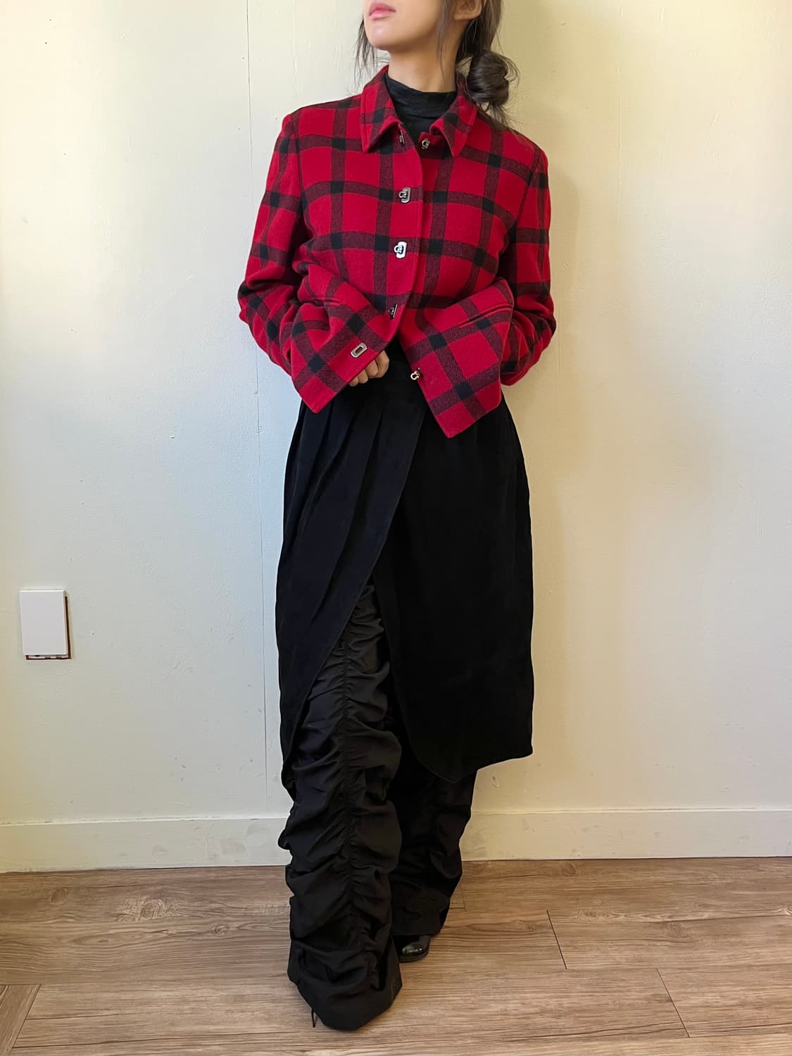 vera pelle 스웨이드 랩 스커트 상품이미지7