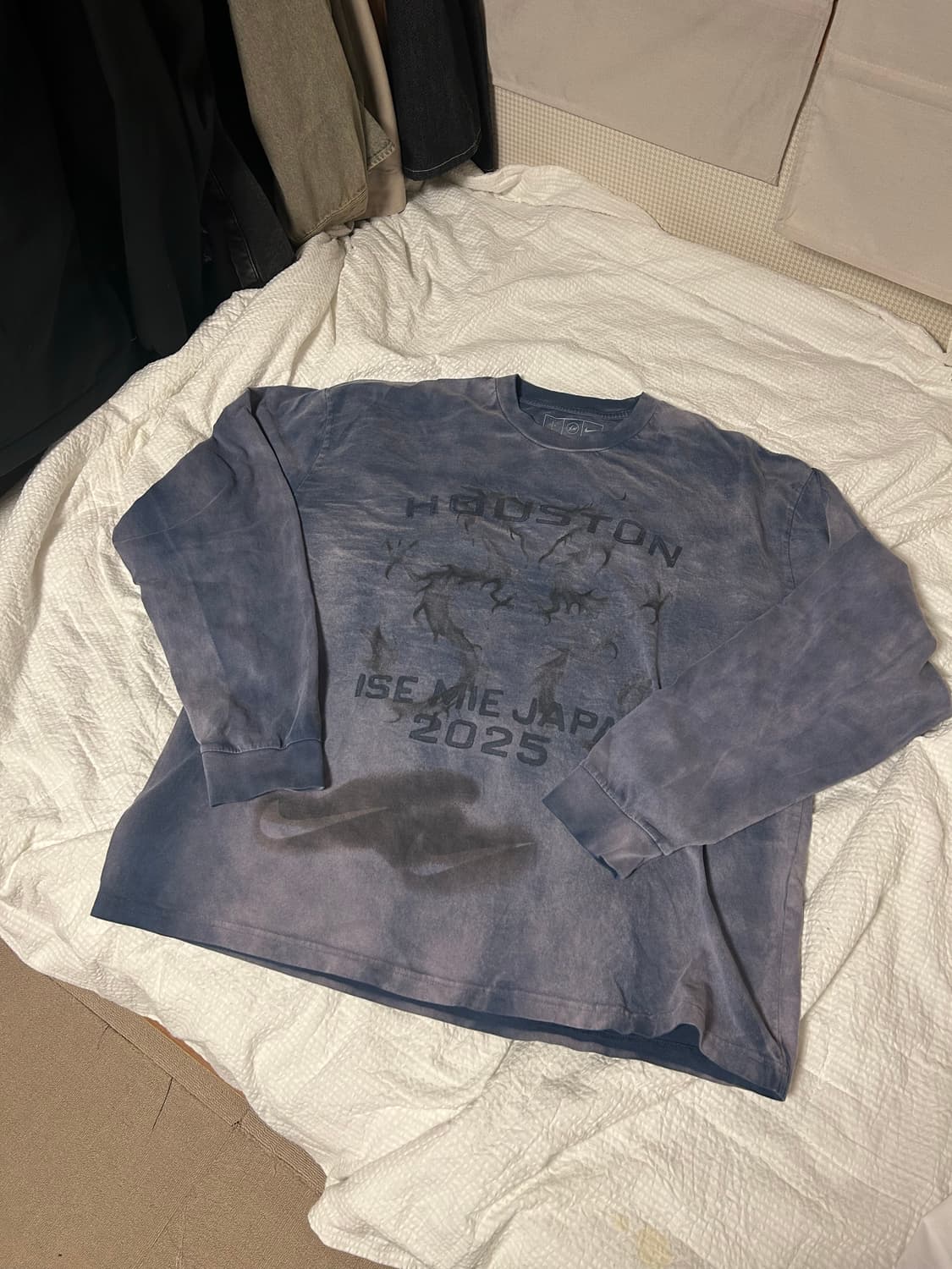 트래비스 스캇 프라그먼트 나이키 콜라보 긴팔 판매합니다! 상품이미지2