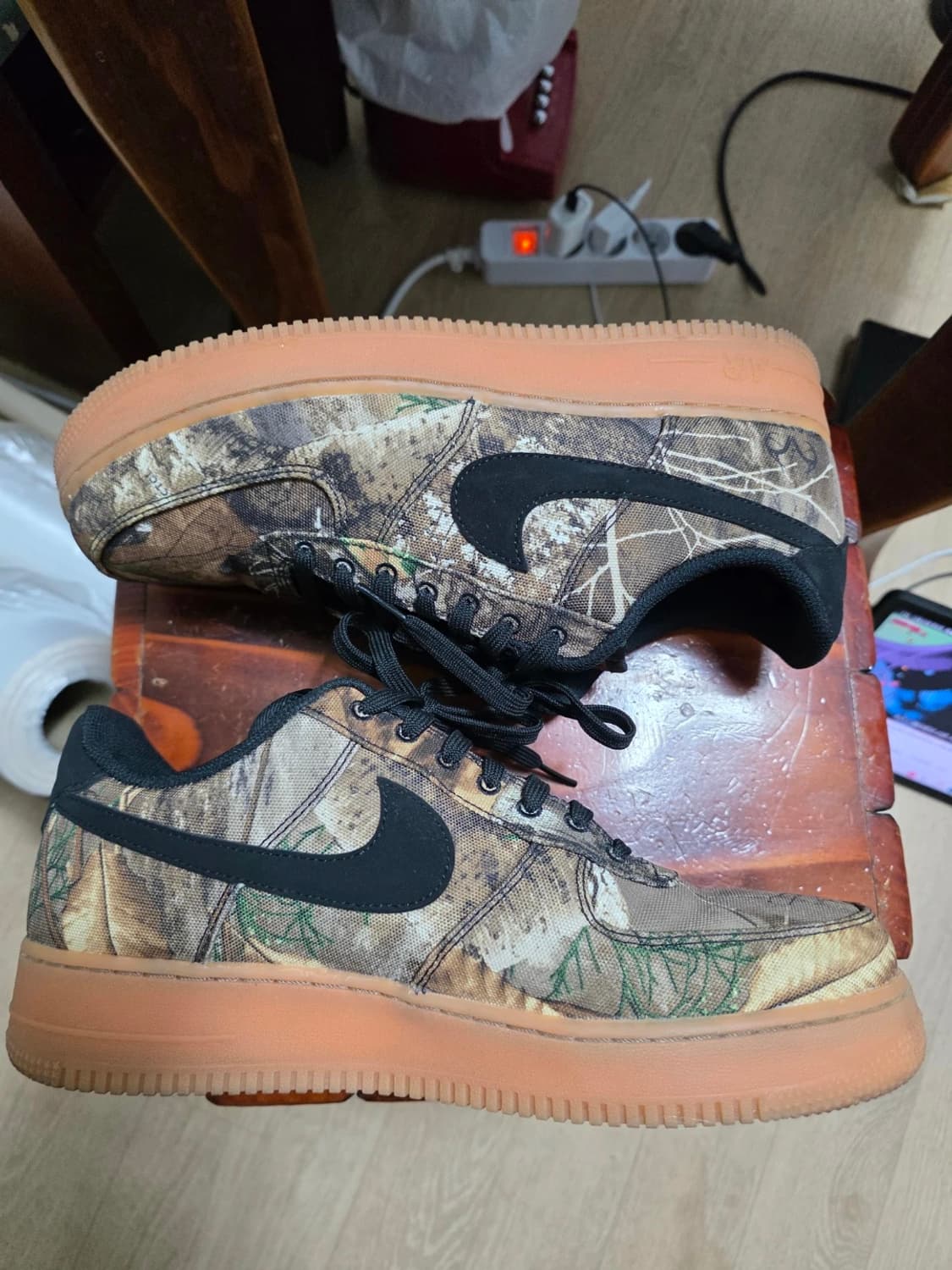 [280] 나이키 에어포스 1 로우 '07 LV8 3 리얼트리 블랙 상품이미지6