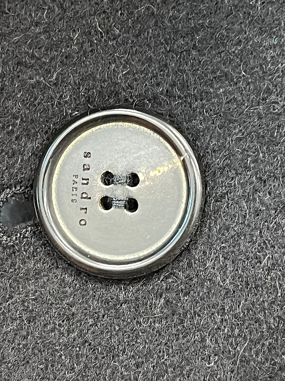 100) 산드로 카멜헤어 롱코트  상품이미지6