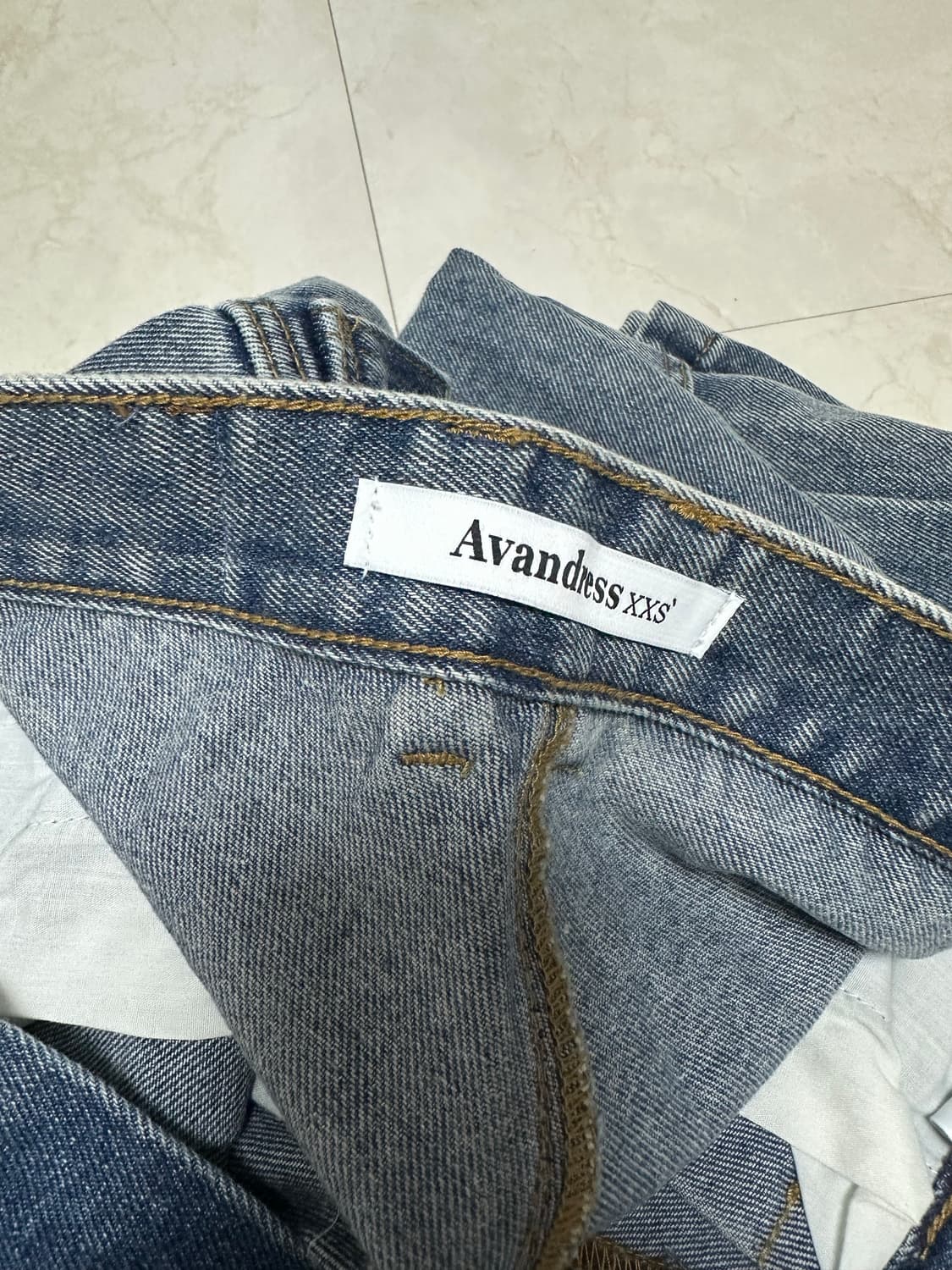 어반드레스 사이드 빅 카고 데님 청바지 xxs 상품이미지6