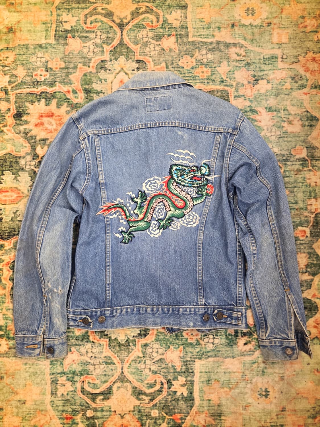 리바이스 80s 데님자켓 용자수  스카쟌자켓 상품이미지1