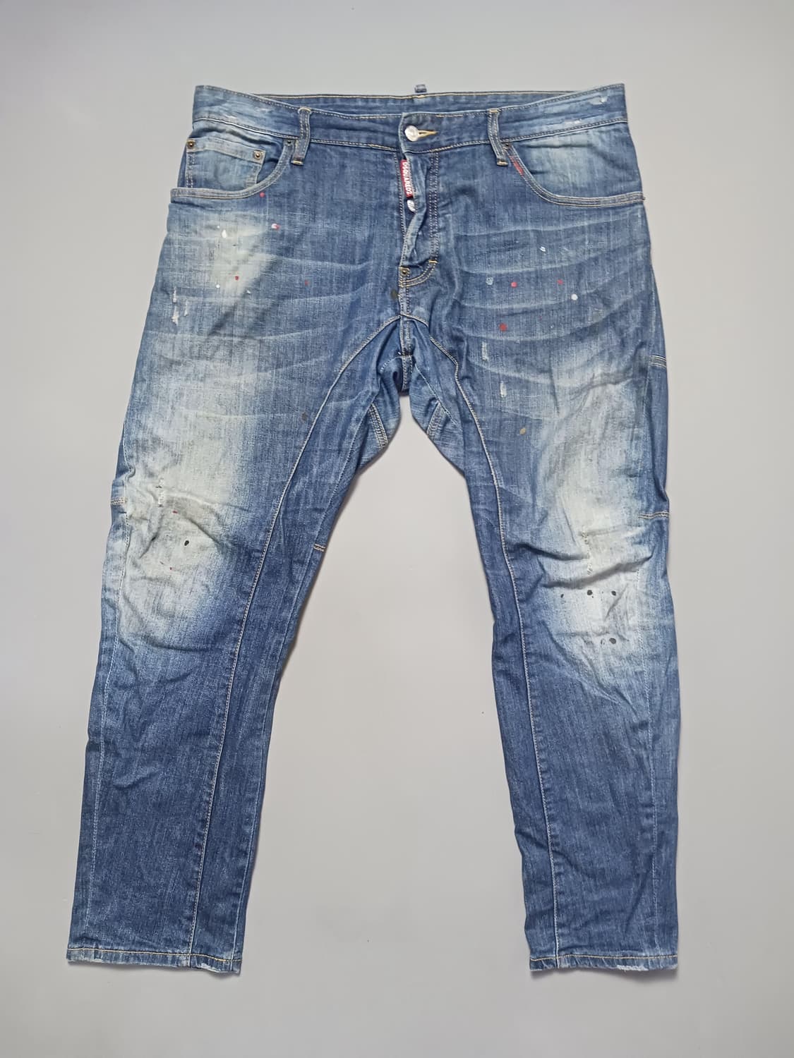 [38] 디스퀘어드2 더티오일 레드탭 타이디바이커진 청바지 상품이미지1