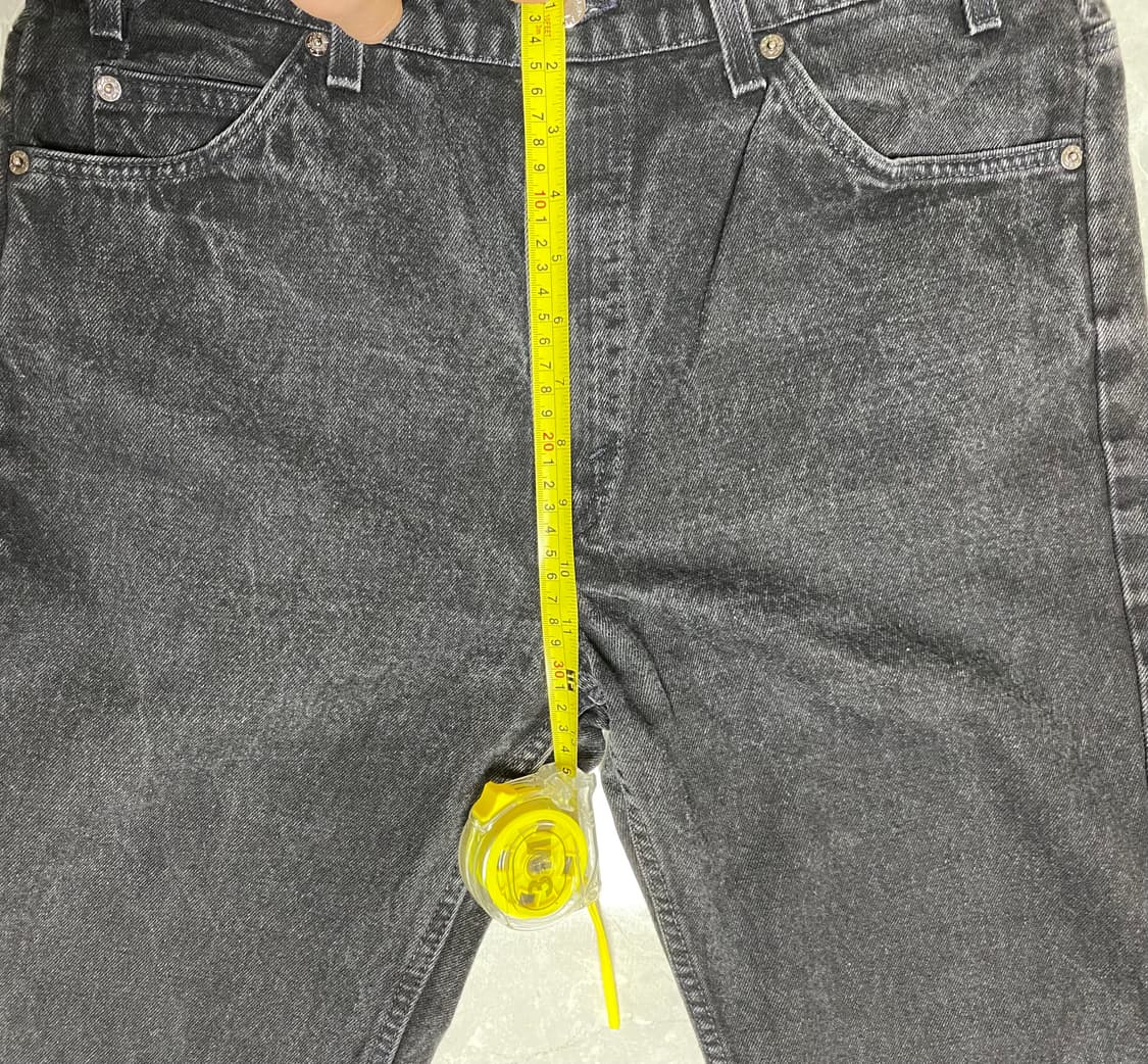 95년도 USA 리바이스 505 블랙진 오렌지탭 상품이미지8