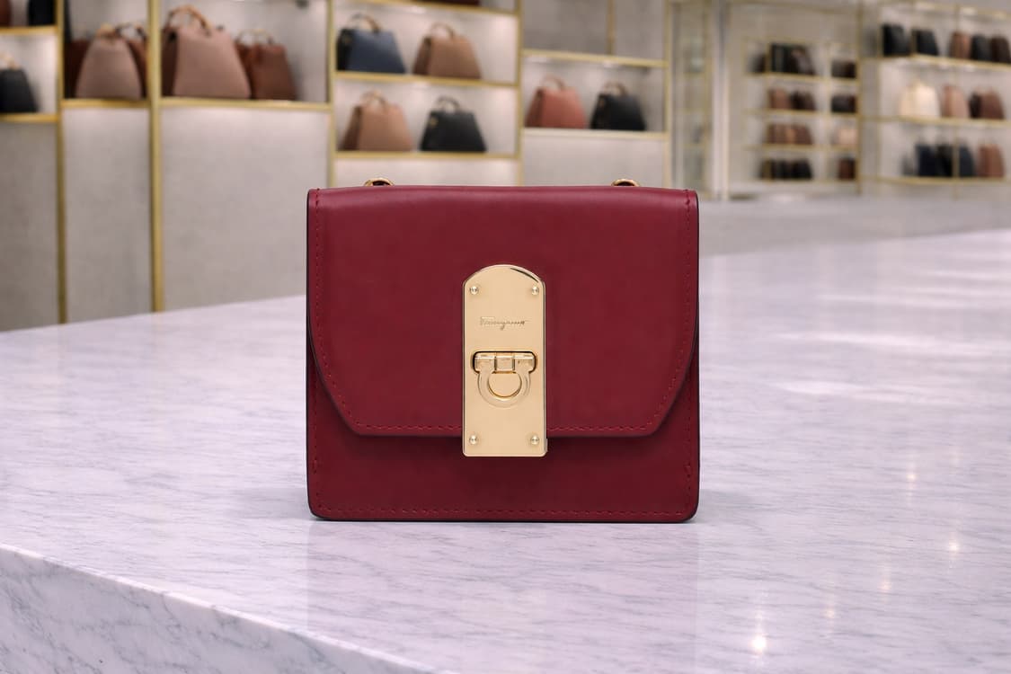 [A급] 페라가모 간치니 스트랩 반지갑 판매합니다!!! 상품이미지1