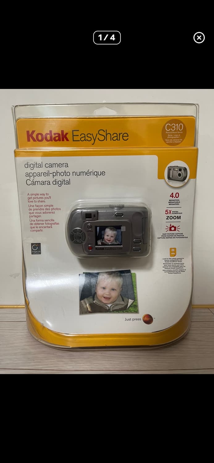 (미개봉 새상품) 코닥 이지쉐어 c310 동글동글 빈티지디카 카메라 상품이미지1