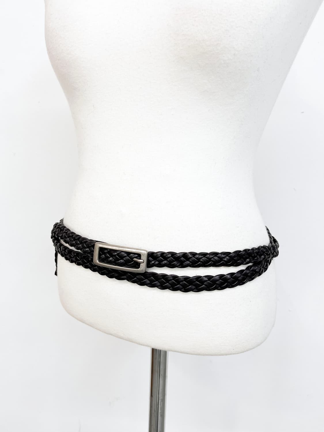 빈티지 레이어드 레더 벨트 상품이미지1