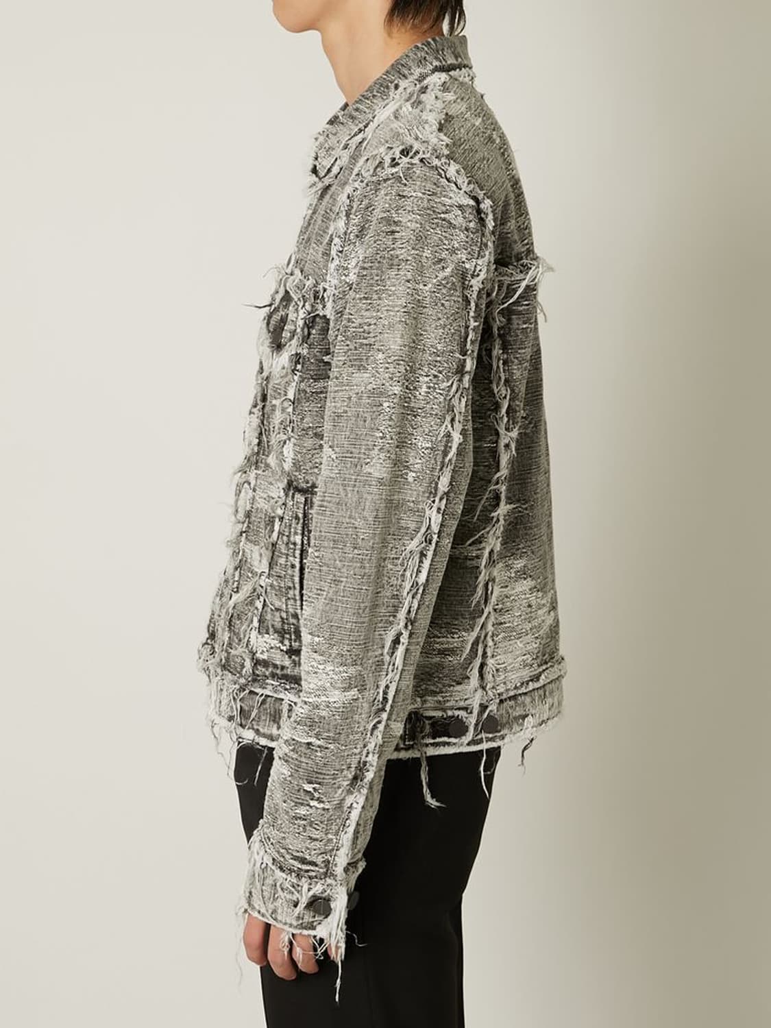 새상품 TAAKK 3rd 데님자켓 케미컬블랙 2size 상품이미지5