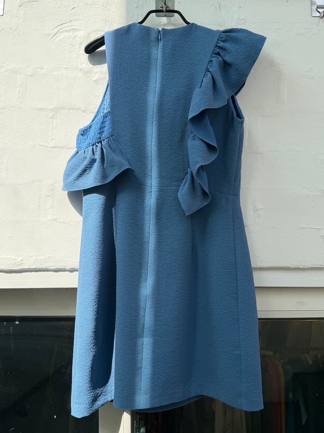 Sandro 산드로 러플 시스 드레스 블루 3 상품이미지9