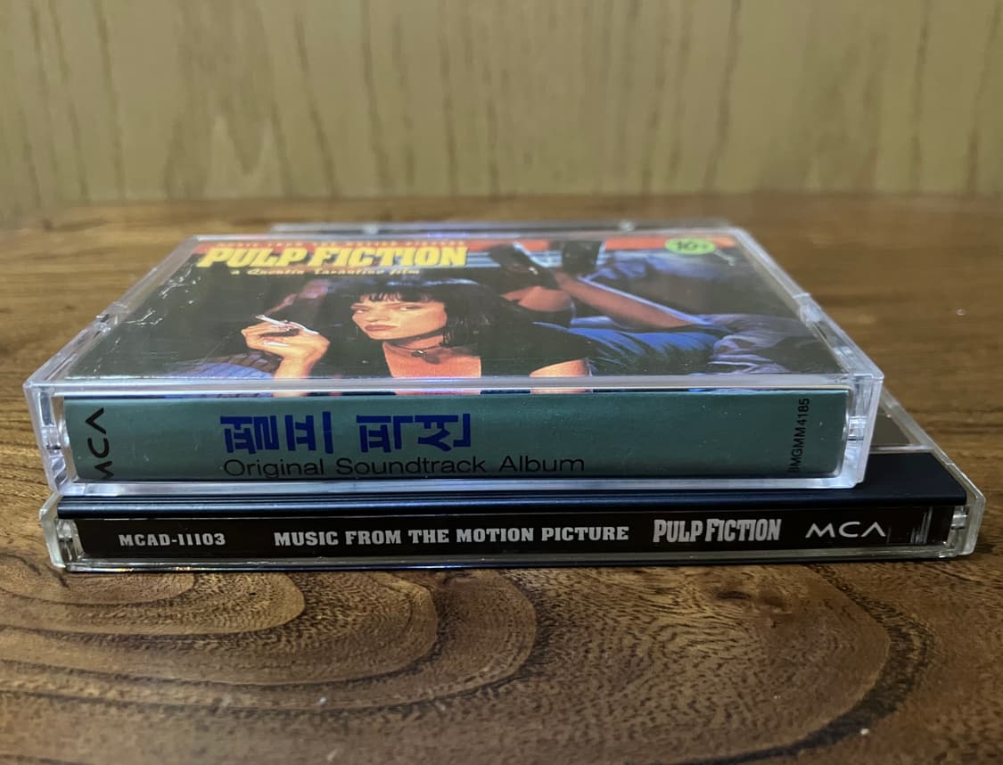 영화 펄프픽션 OST 라이센스 초판 CD + 카세트테이프 쿠엔틴타란티노 상품이미지3