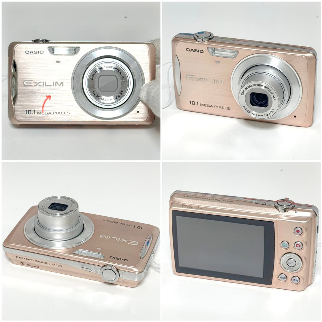 카시오 엑슬림 Z270 로즈골드 빈티지디카 상품이미지4