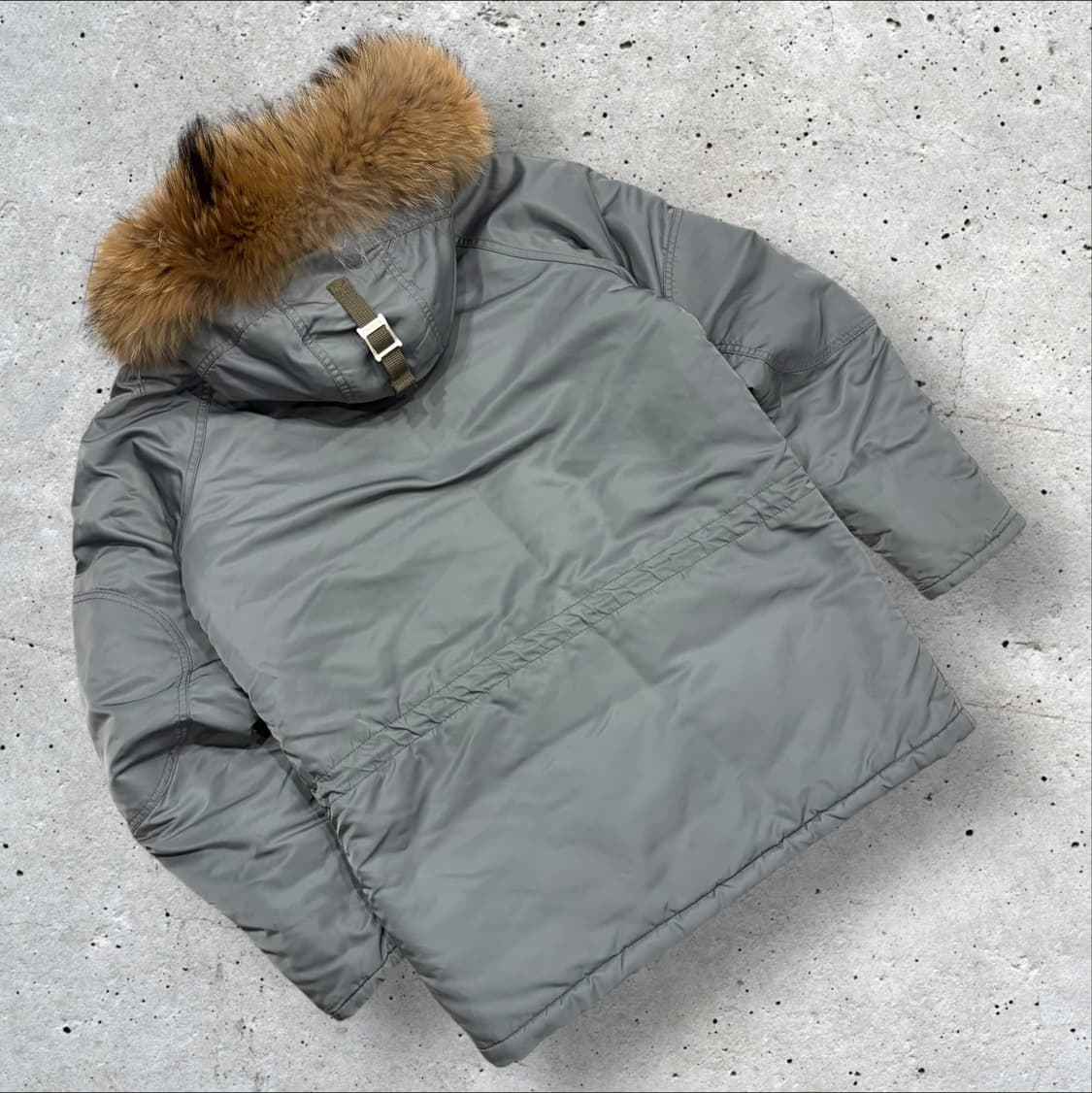 [S] 누드본즈 N.D.B.S 후드 N-3B 야상 점퍼 그레이 B852 상품이미지2