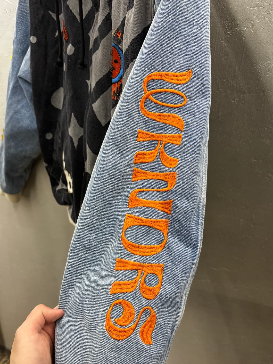 인세인게러지 위캔더스 데님 봄버 자켓 M 상품이미지8