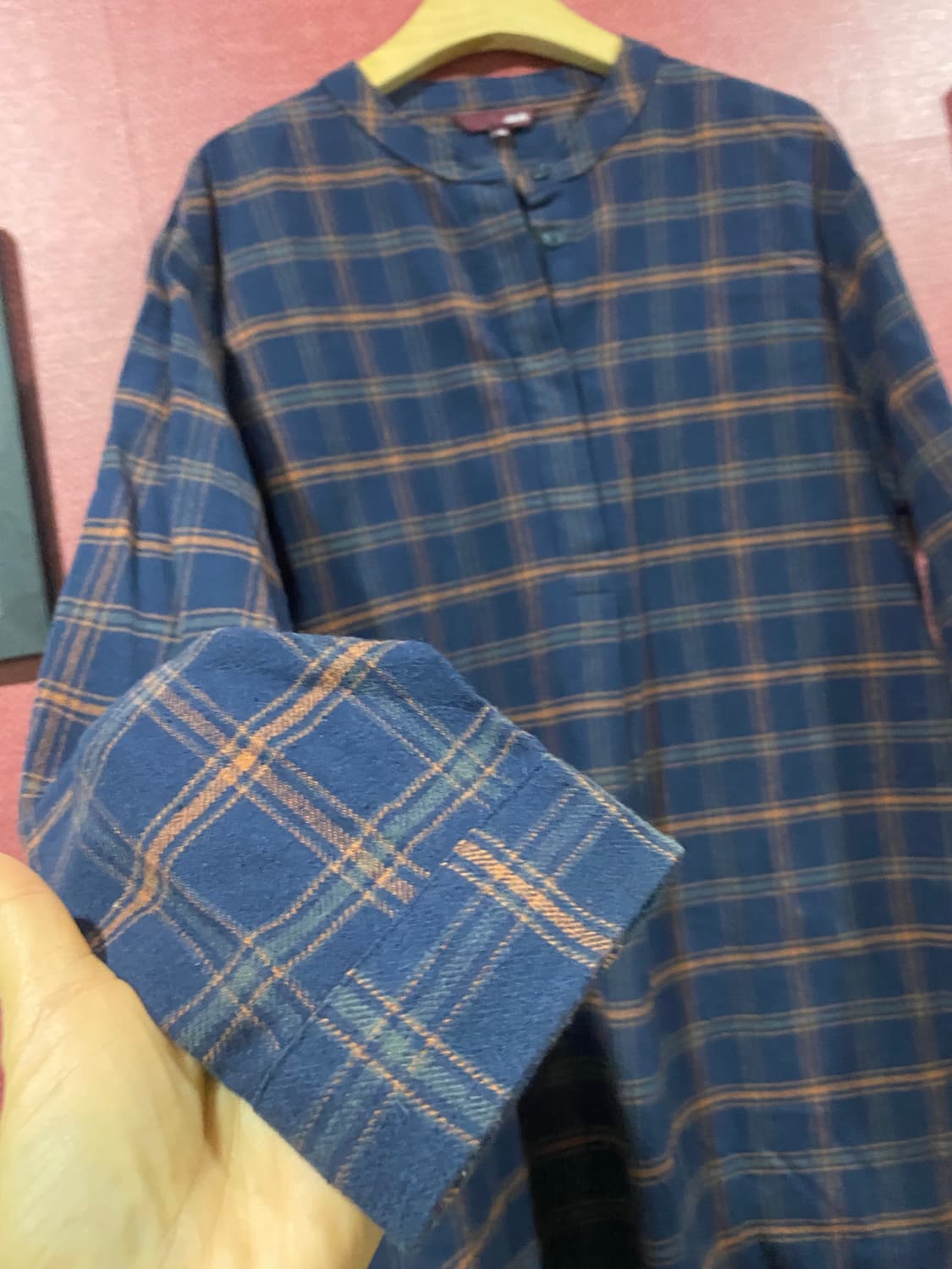 JAJU체크 원피스 상품이미지4