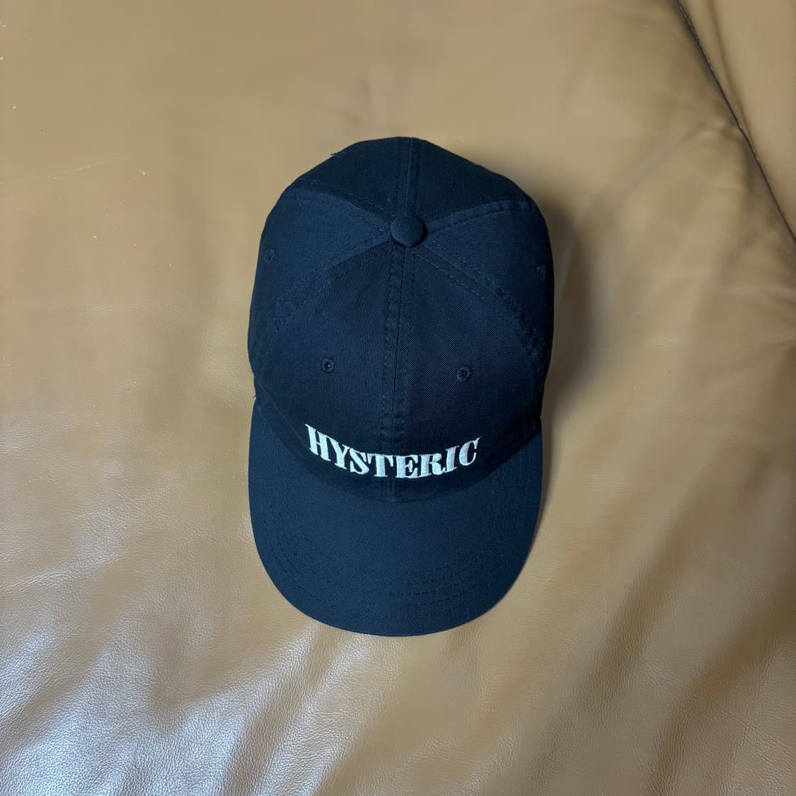 Hysteric Glamour 히스테릭글래머 블랙 6패널 볼캡 모자 상품이미지5