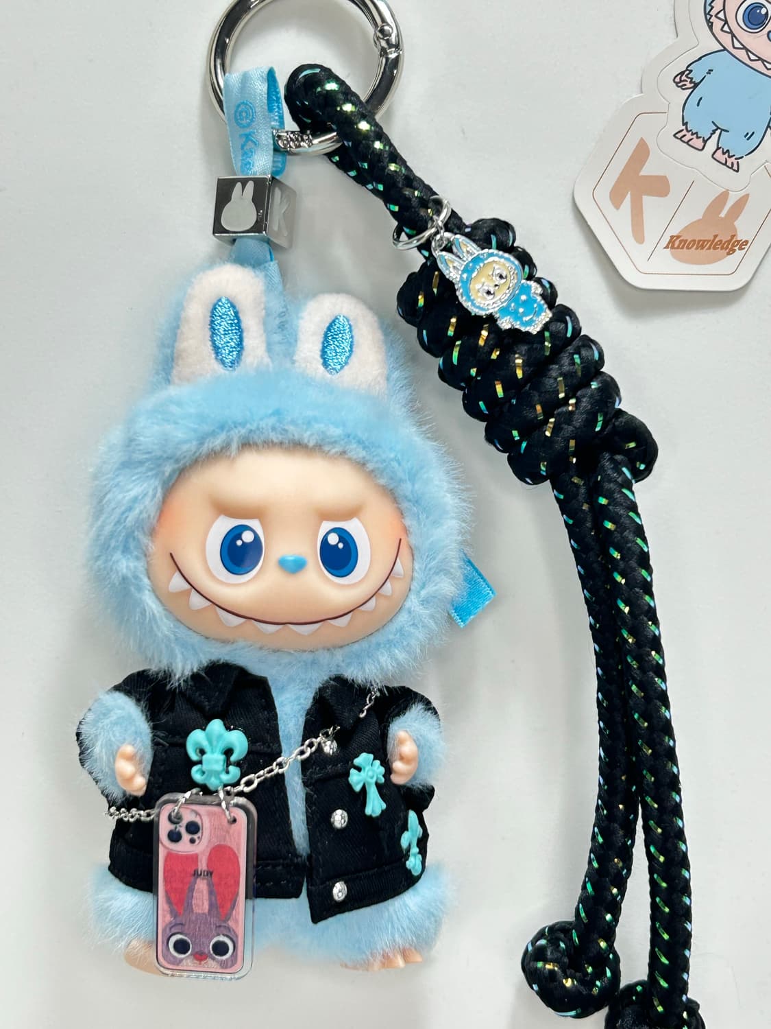 🐰미니라부부 내 마음속 비밀번호”k”커스텀키링 상품이미지2