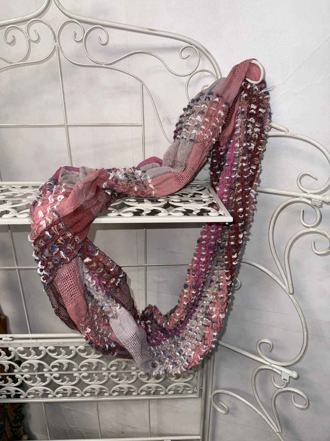 Indi pink bohemian grunge knit warmer 상품이미지1