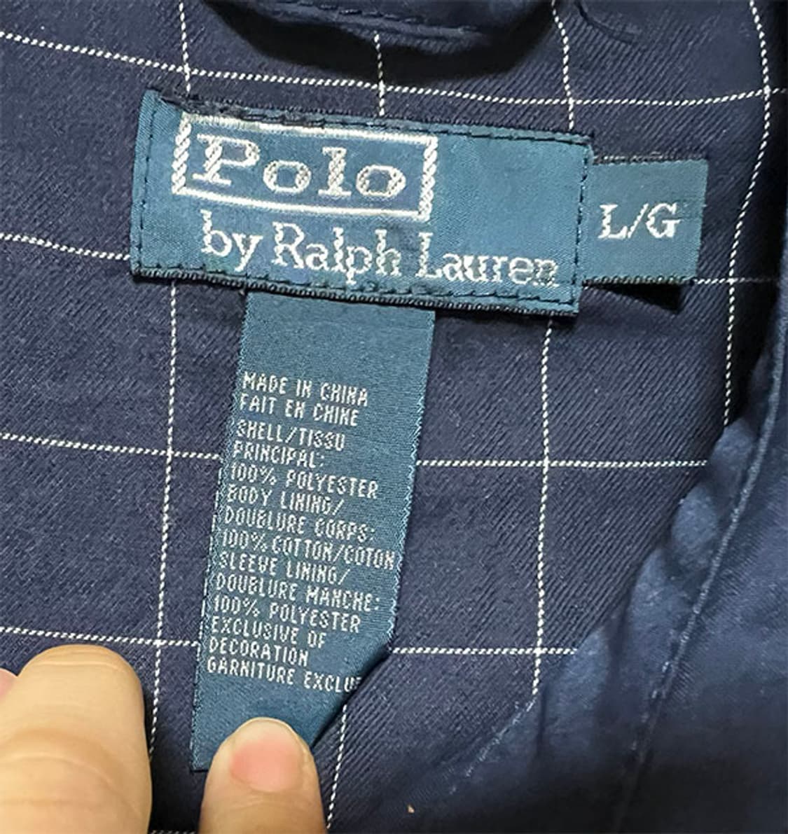 POLO 폴로 남자 스윙탑 춘추 블루종 오버핏 캐주얼 M 95 상품이미지4