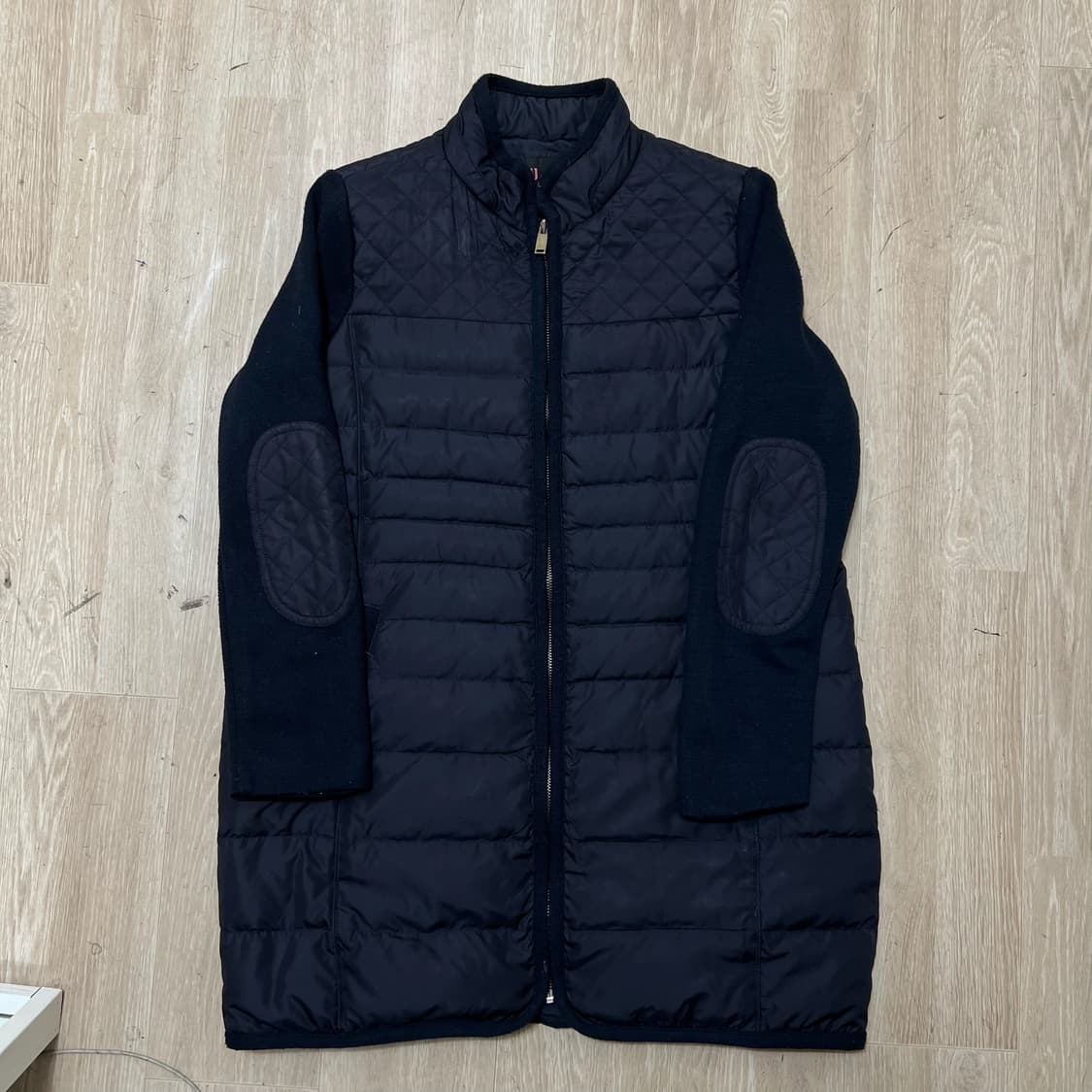 지고트 여성 프리미엄 구스다운 니트 롱패딩 55-66 상품이미지1