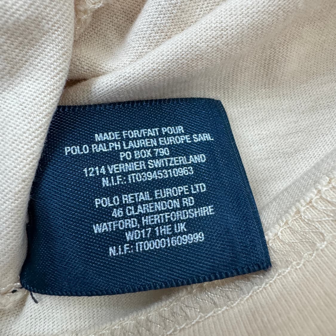 폴로 빅포니 USA 성조기 치프키프 아이보리 롱슬리브 상품이미지7