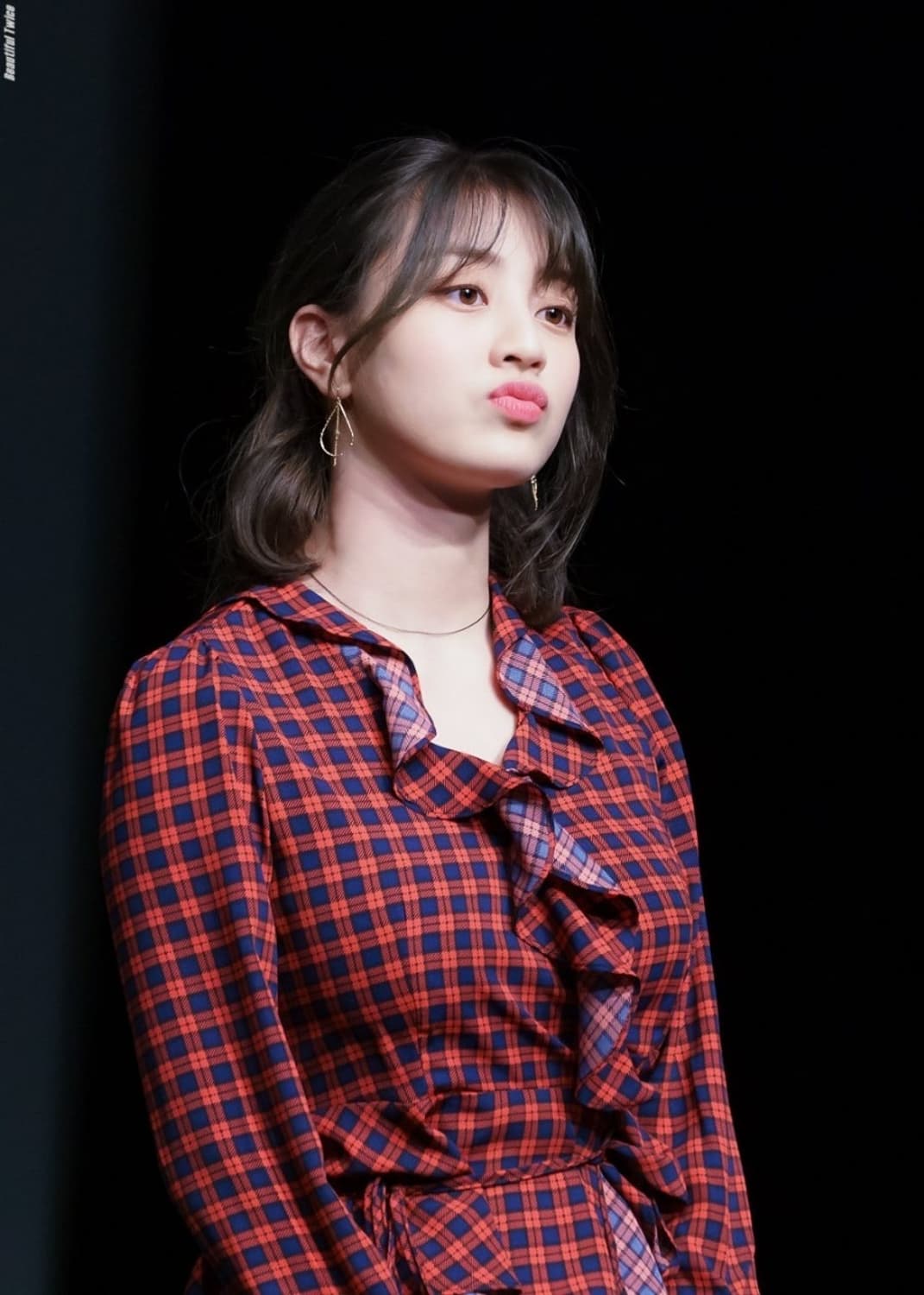 F) 벰버 VEMVER 체크 러플 블라우스 상품이미지8