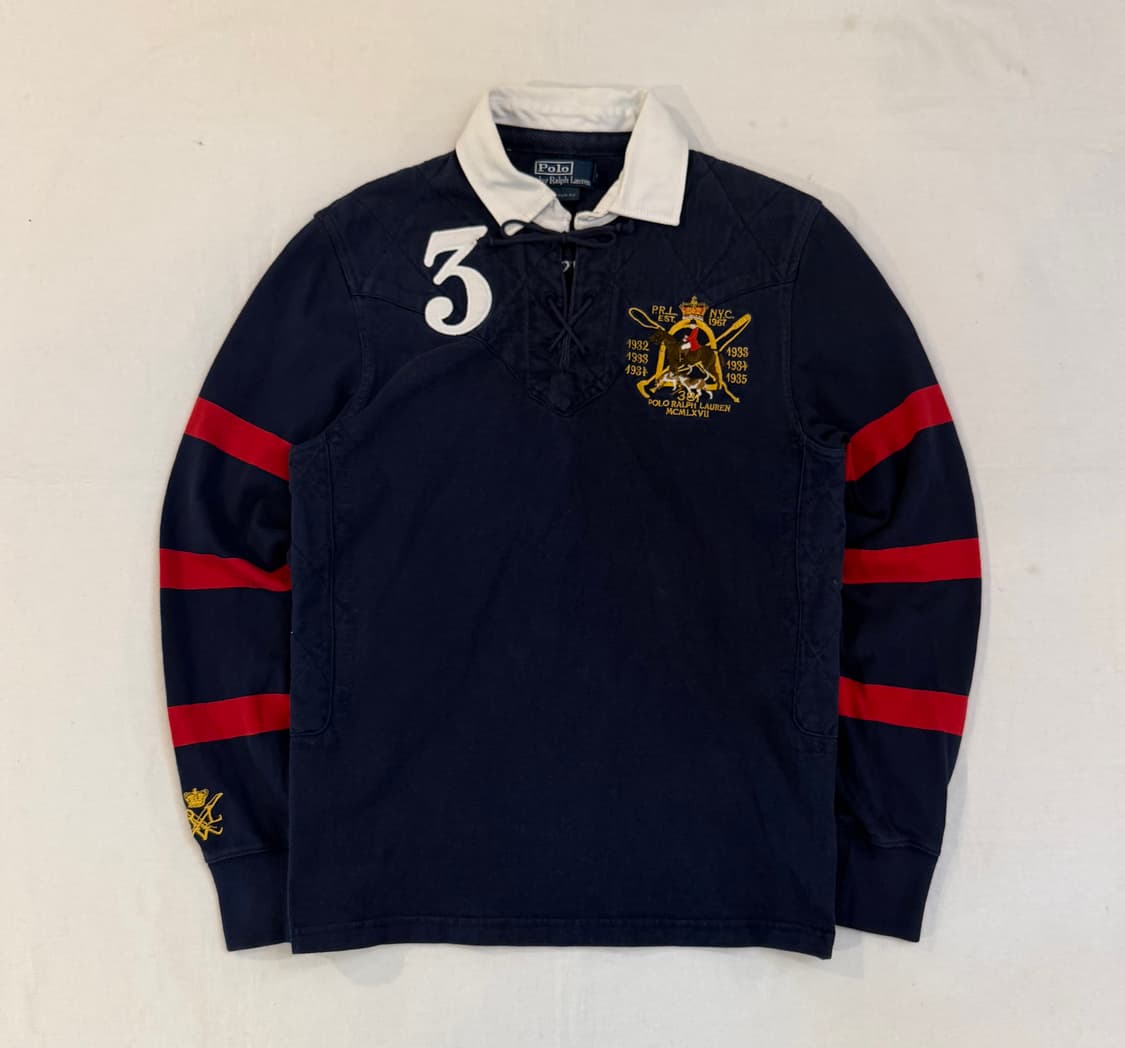 희귀) 폴로 빅포니 치프키프 아노락 롱슬리브 럭비티 상품이미지2