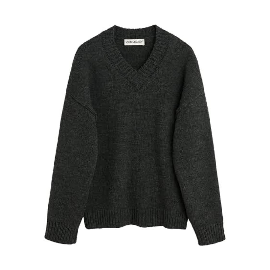 아워레가시 소나 브이넥 니트 애쉬그레이 상품이미지1