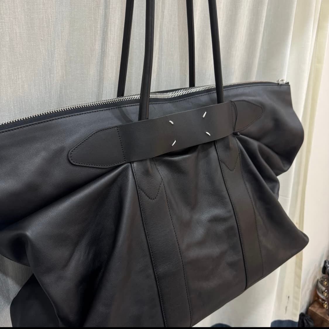 메종 마르지엘라 레더 세일러 백 라지 상품이미지2