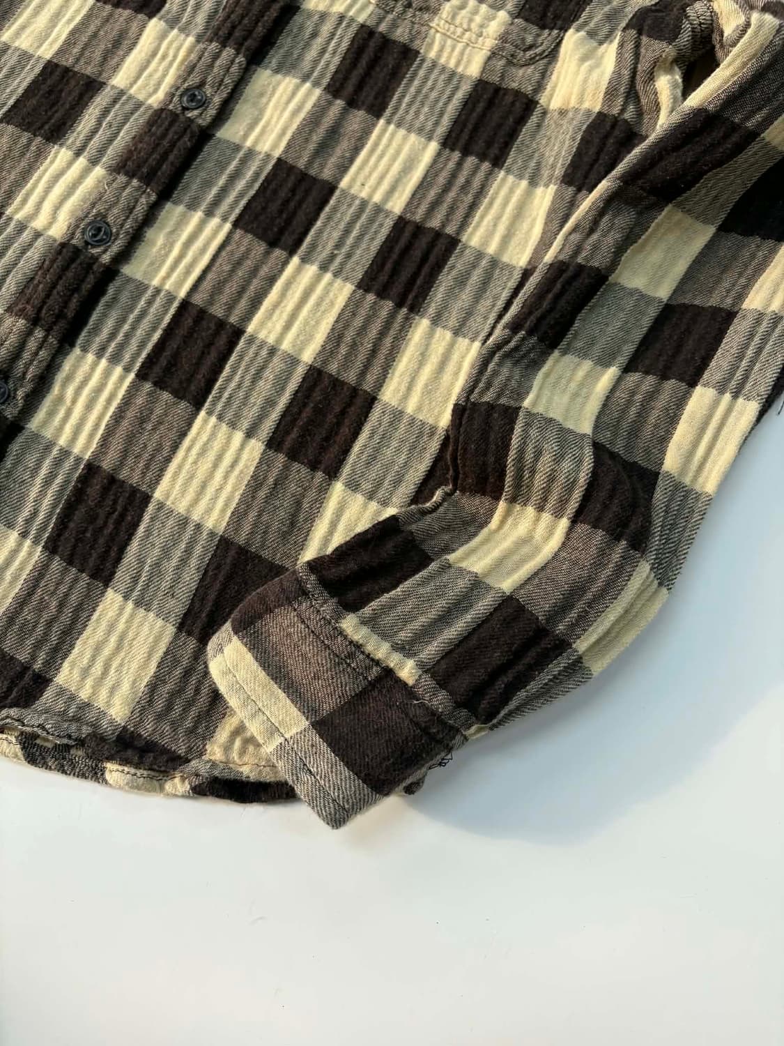 [M] 랄프로렌 데님앤서플라이 폴란넬 체크 웨스턴 셔츠 상품이미지6