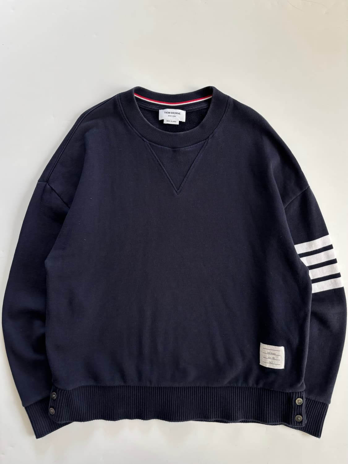 Thom Browne 톰브라운 네이비 스웨트셔츠  상품이미지1