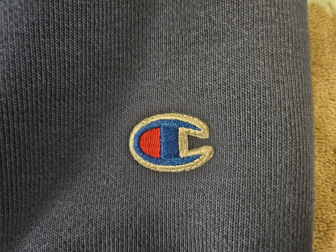 [해외M]챔피온 리버스위브 필드오브플레이 로즈볼 기념 후드 기모 네이비 상품이미지9