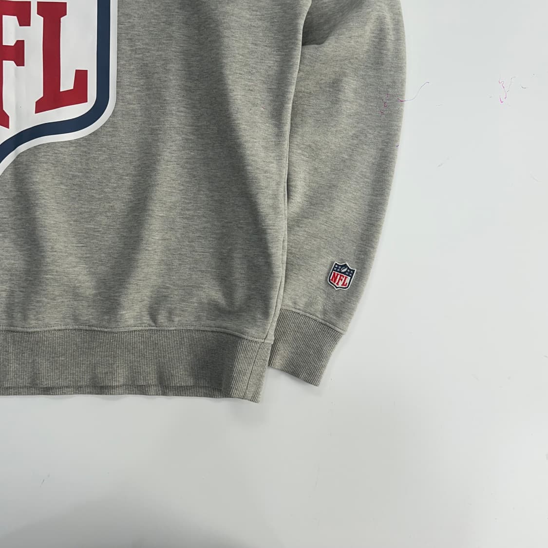 NFL 엔에프엘 빅로고 그레이 맨투맨 상품이미지5