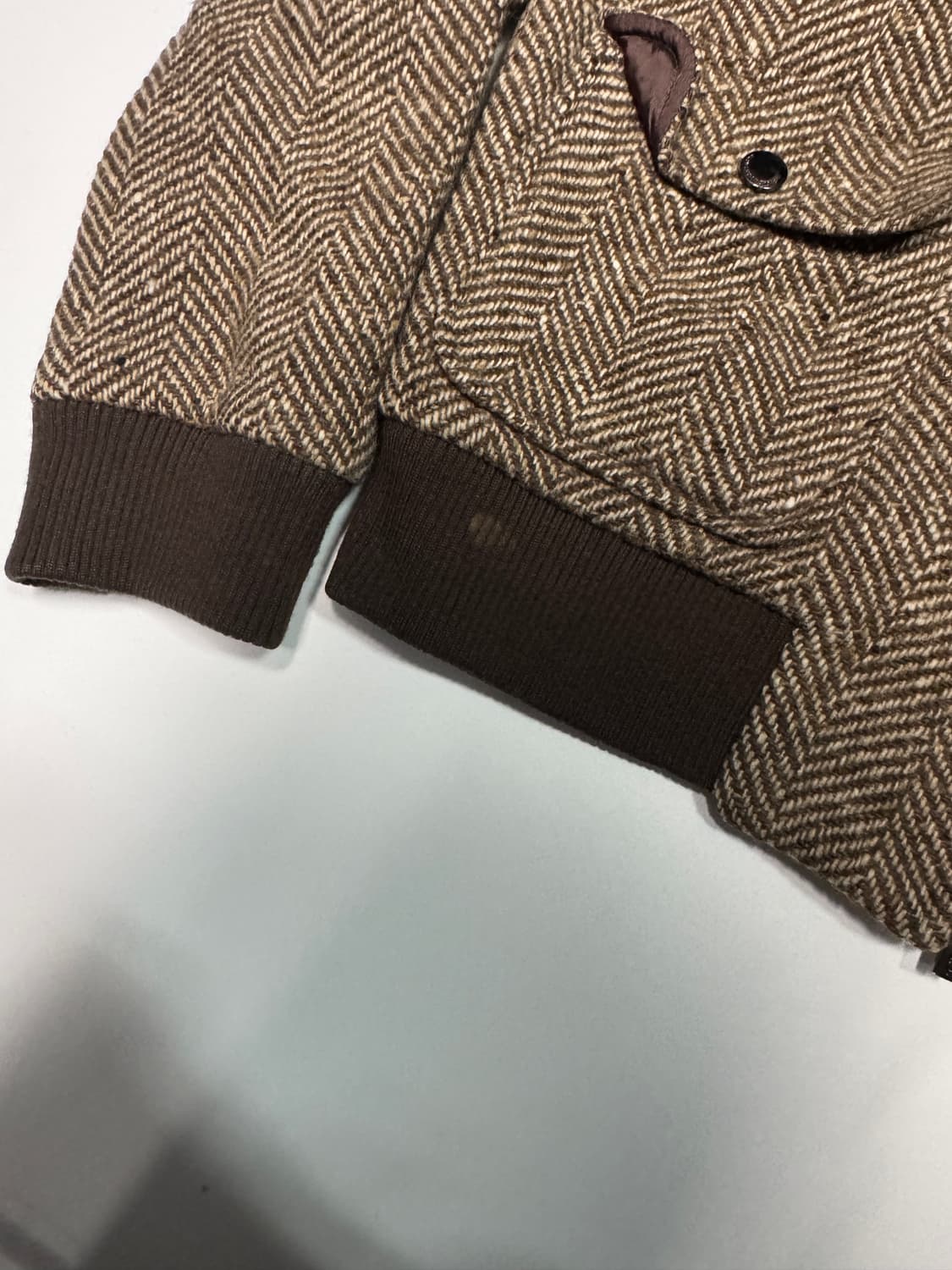 희귀!! 여성 폴로 랄프로렌 스포츠 헤링본 울 블루종 자켓 상품이미지5