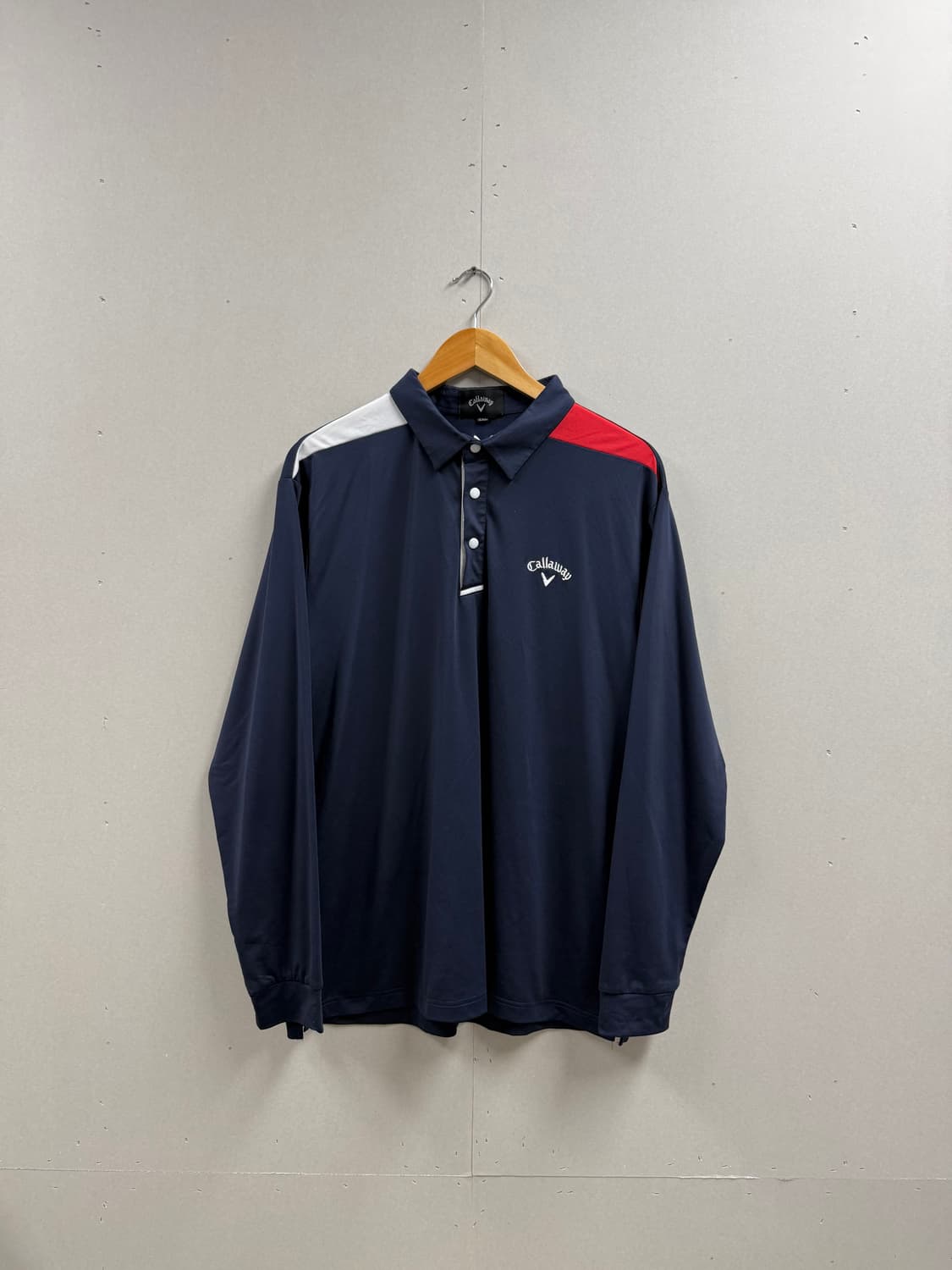 남성 105 / 캘러웨이 긴팔 카라티 폴리 네이비  상품이미지1