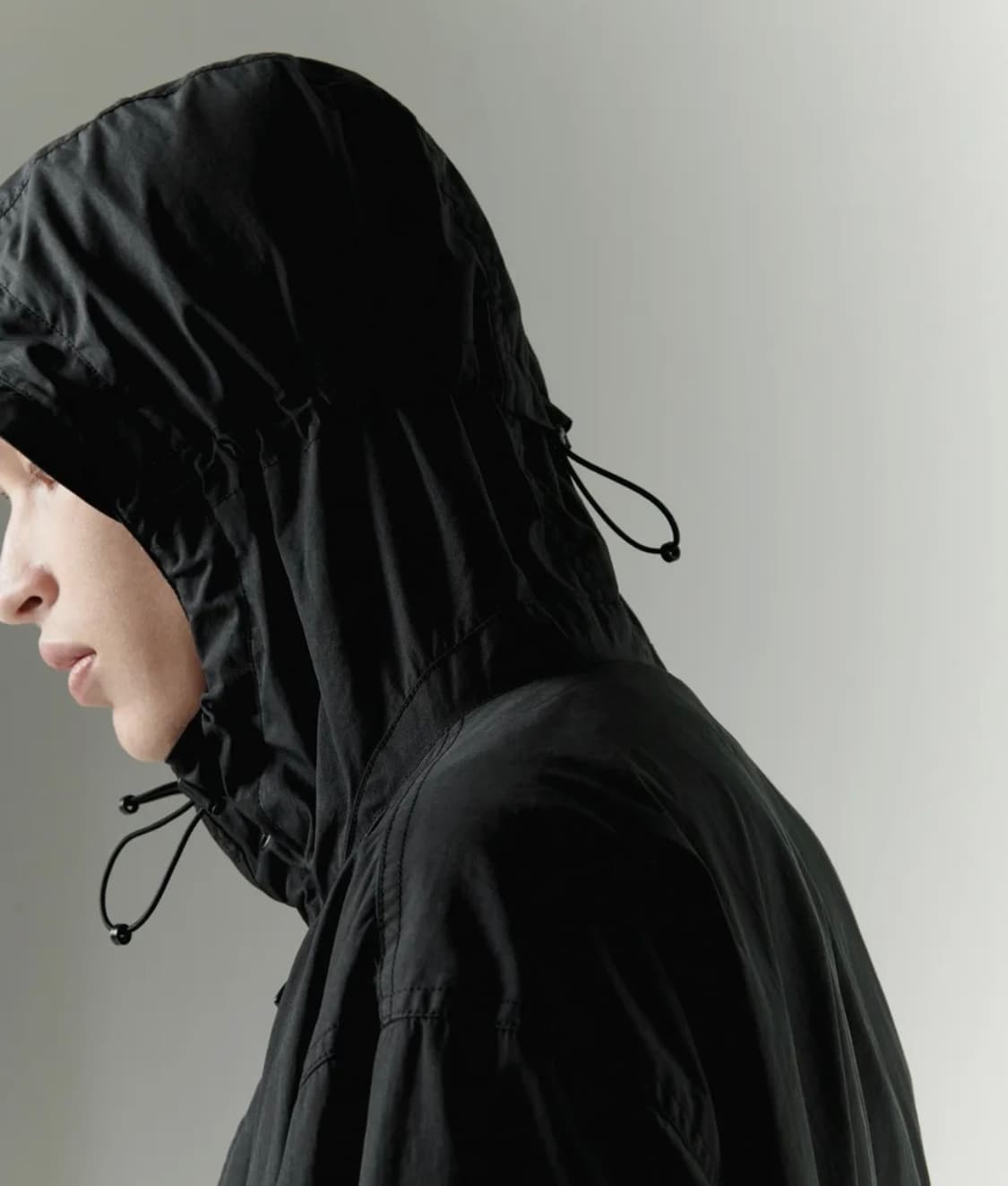 무신사 스탠다드 시티 레저 CN 후디드 윈드브레이커 재킷 블랙 L 상품이미지3