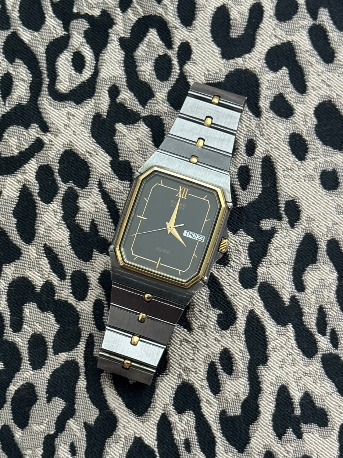 80s 빈티지 세이코 SQ100 스퀘어 초희귀 상품이미지1