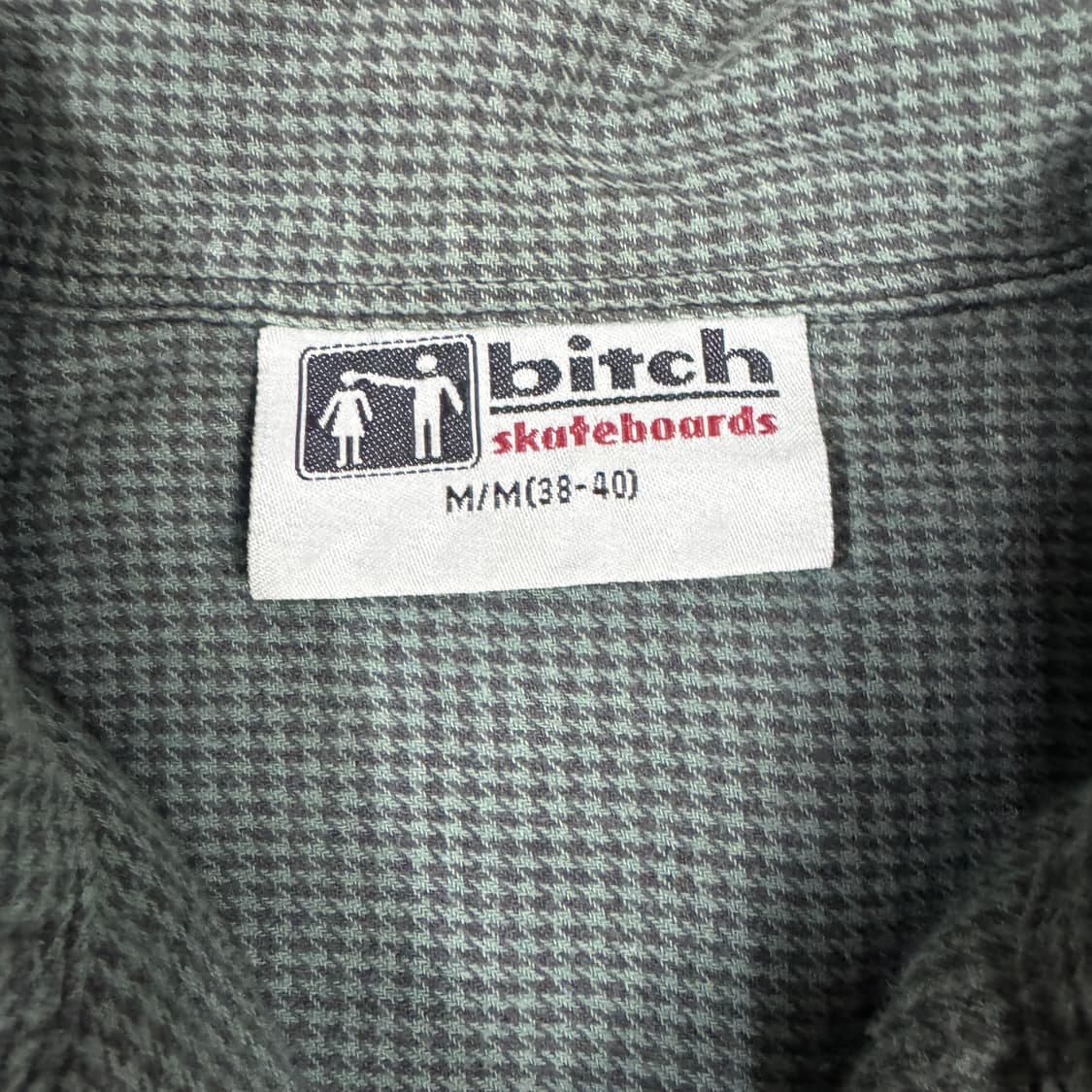 빈티지 Bitch Skateboards 비치 스케이트보드 플란넬 셔츠 상품이미지6