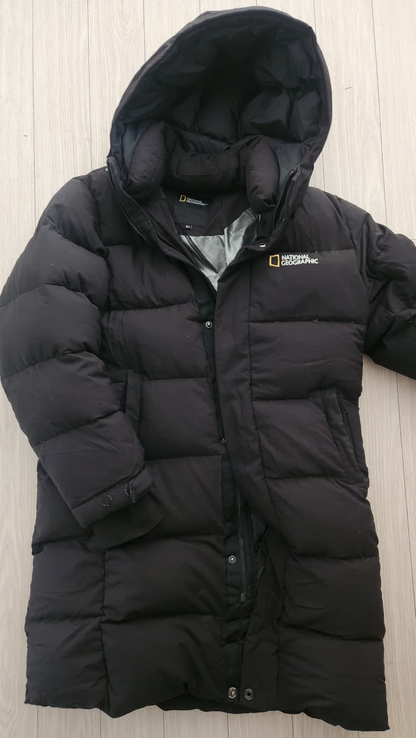 내셔널지오그래픽 블랙 롱패딩 겨울 점퍼 키즈 상품이미지1