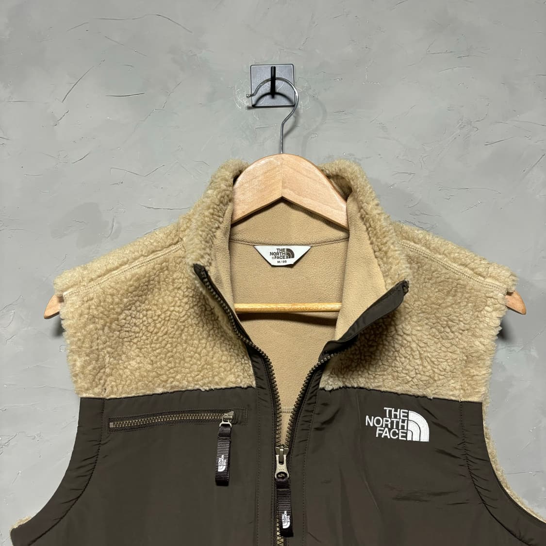 노스페이스 후리스 조끼 브라운 베이지 상품이미지2