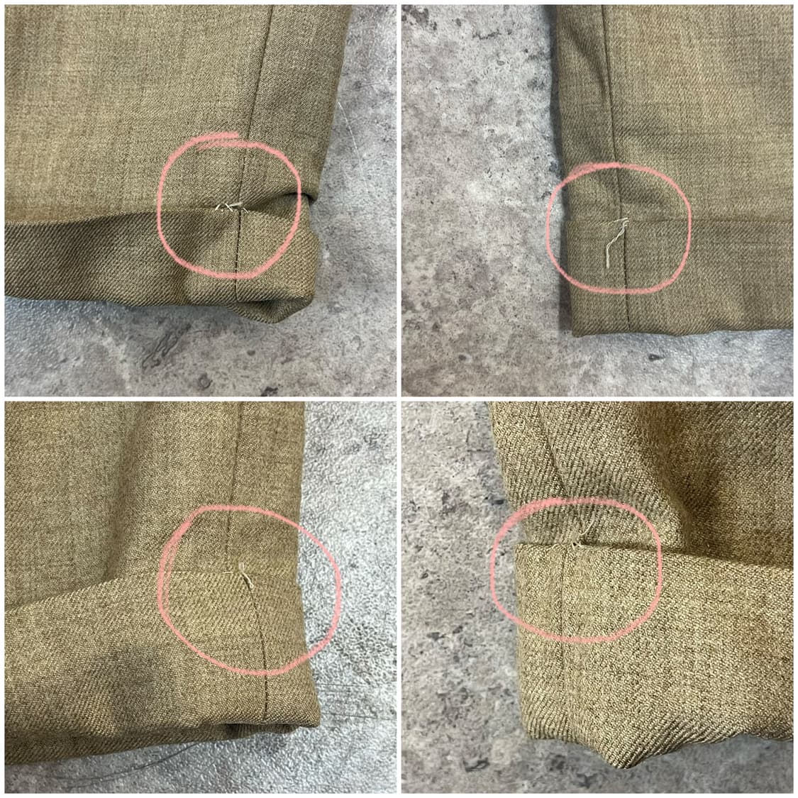 버버리 울 팬츠 베이지 40 #csz3652 상품이미지9