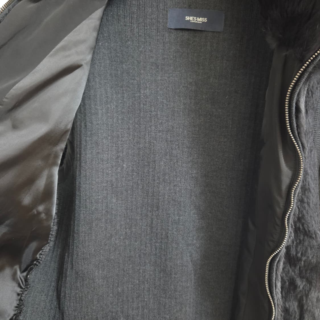 쉬즈미스 니트 퍼 베스트 상품이미지3