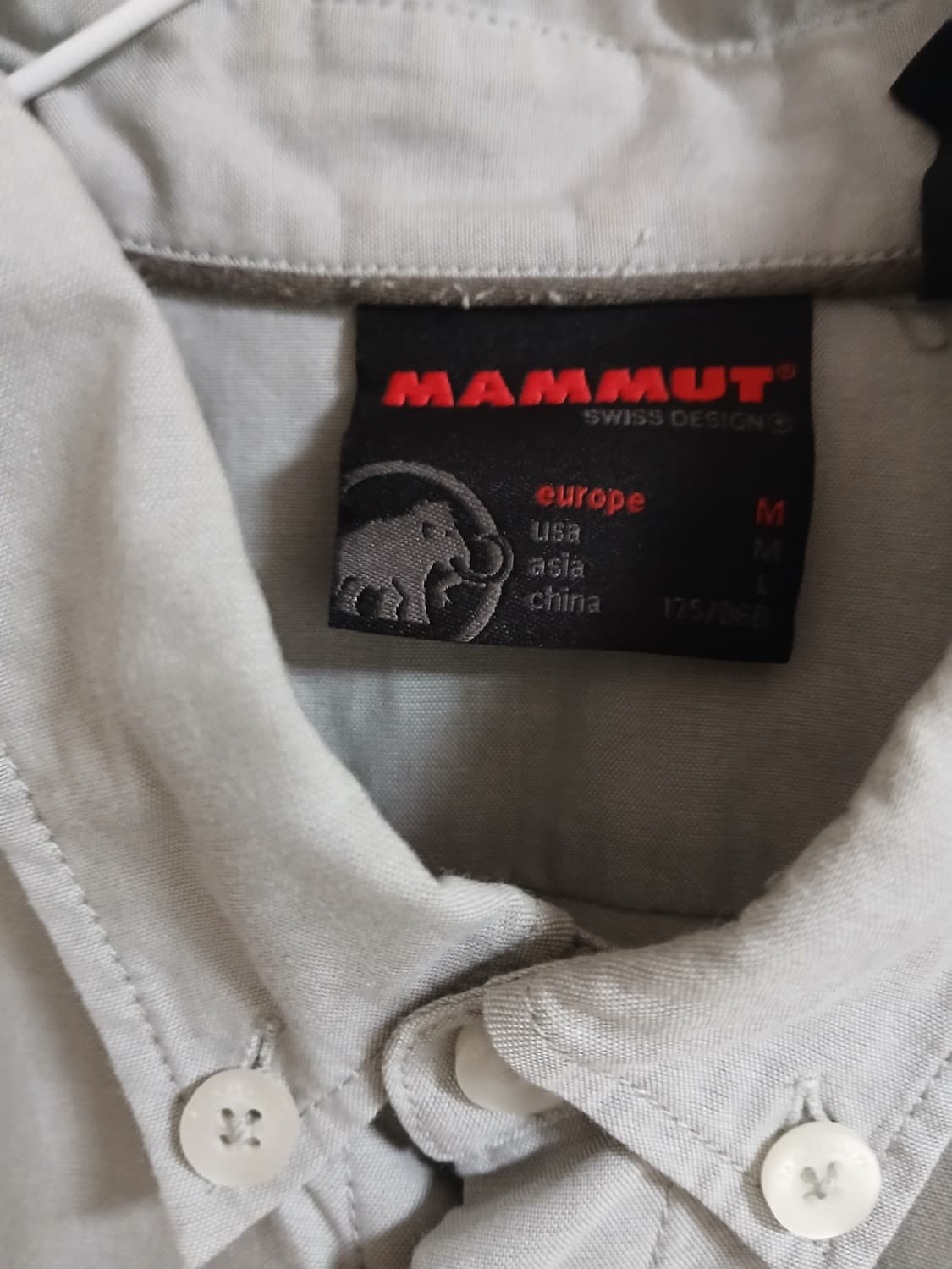 마무트 그레이 반팔 셔츠 상품이미지2