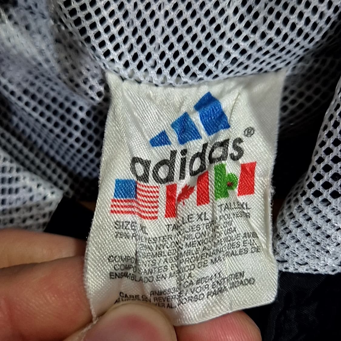 아디다스 90s 빅로고 바람막이 상품이미지7