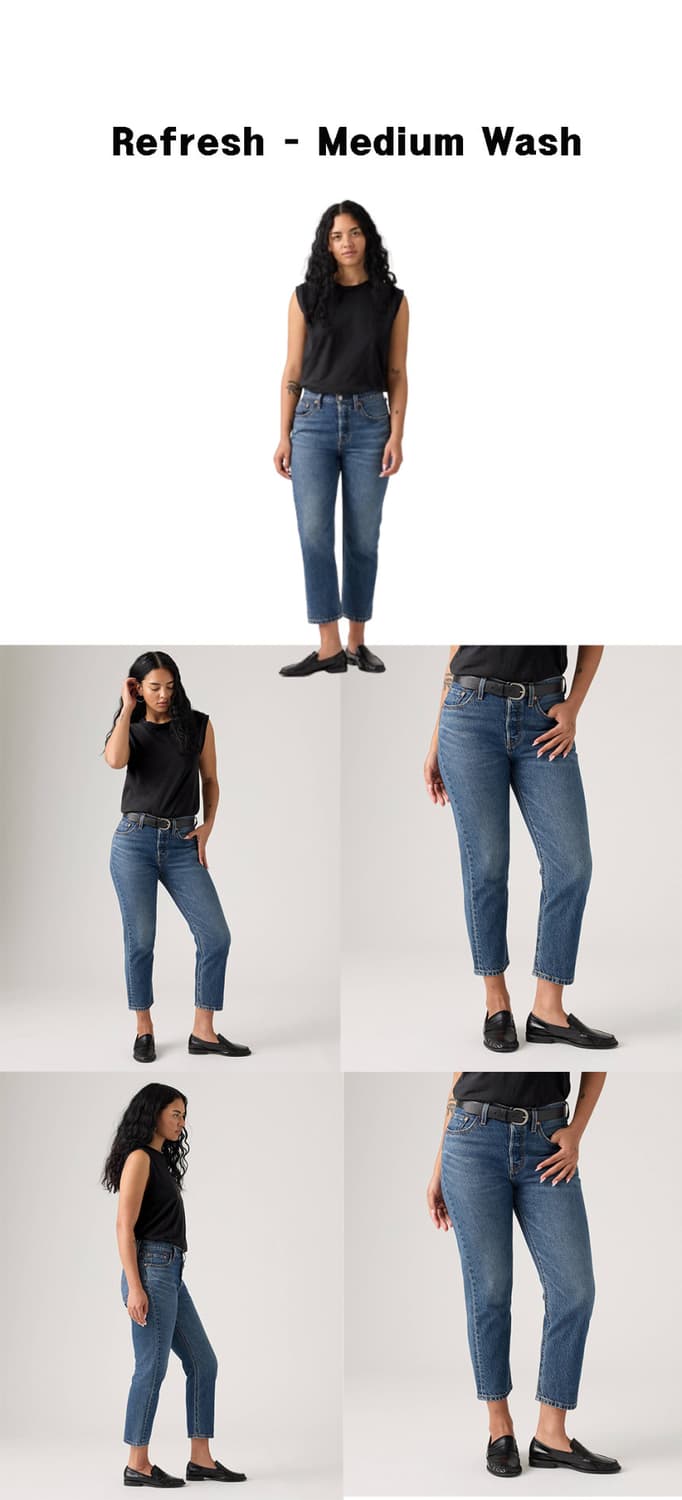 리바이스 501 오리지널 크롭진 25인치 상품이미지2