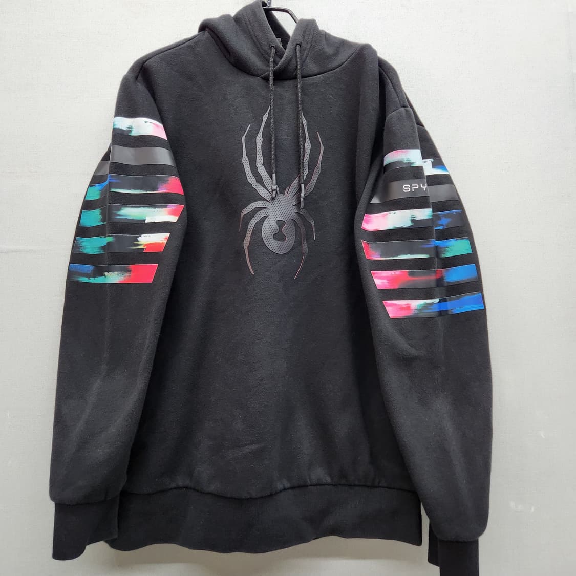 스파이더 사이드 그라데이션 빅로고 후드티 XL(XL) 상품이미지1