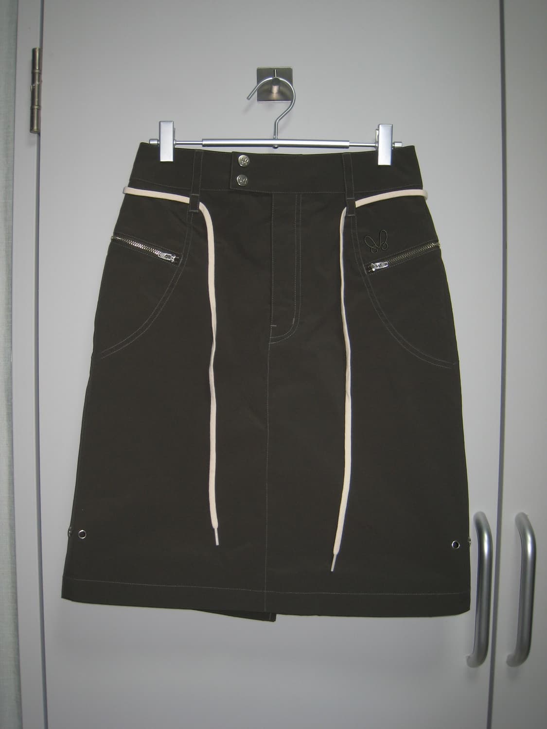 mmw(mmlg우먼) 미디 스커트 차콜 상품이미지4