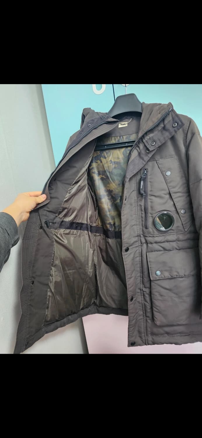 본래 가격 100만원정도 정품 씨피 !CP 컴퍼니 고글 패딩 야상 95  상품이미지3