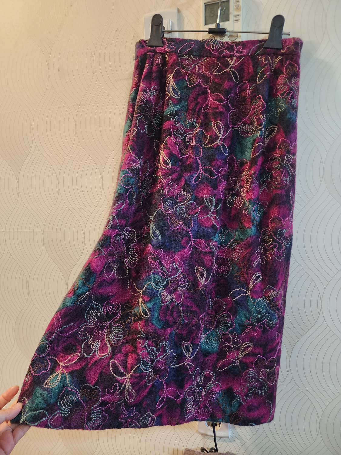 빈티지 수제 모헤어 스커트 44-55 상품이미지1