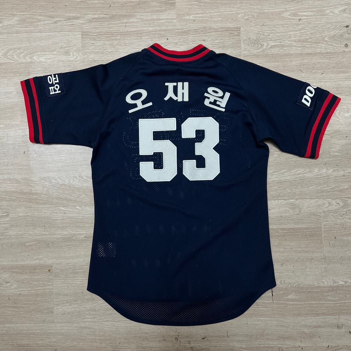 두산베어스 오재원 No.53 올드 원정 야구유니폼 [네이비] S/90 상품이미지4